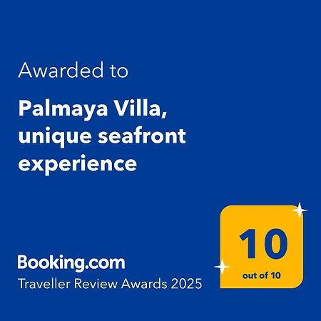 Palmaya Villa, Unique Seafront Experience Vagia  Eksteriør bilde