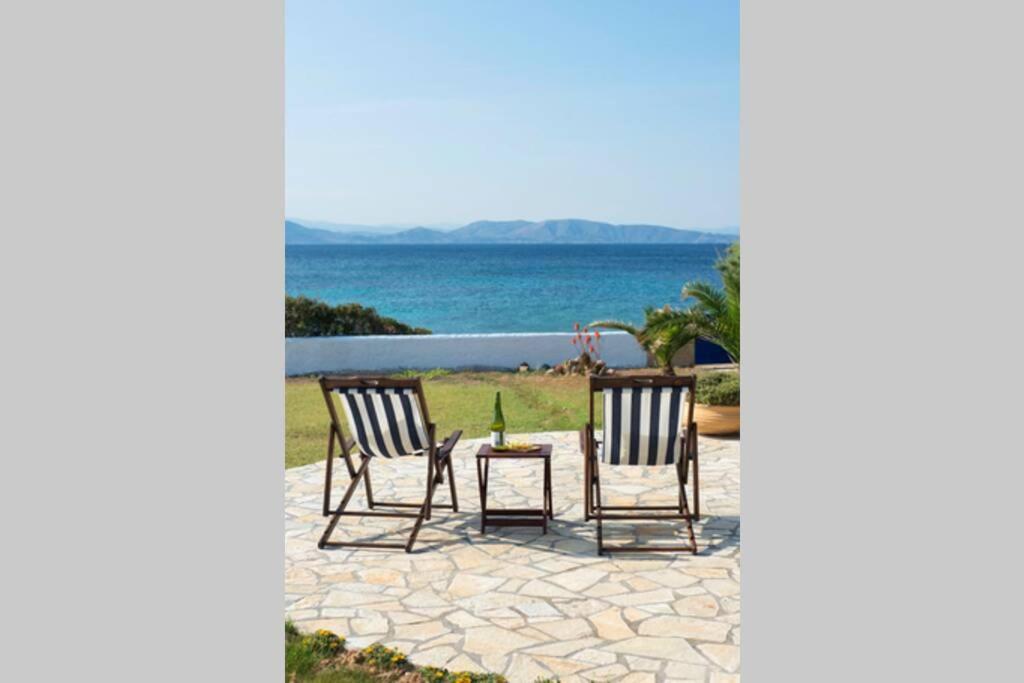 Palmaya Villa, Unique Seafront Experience Vagia  Eksteriør bilde