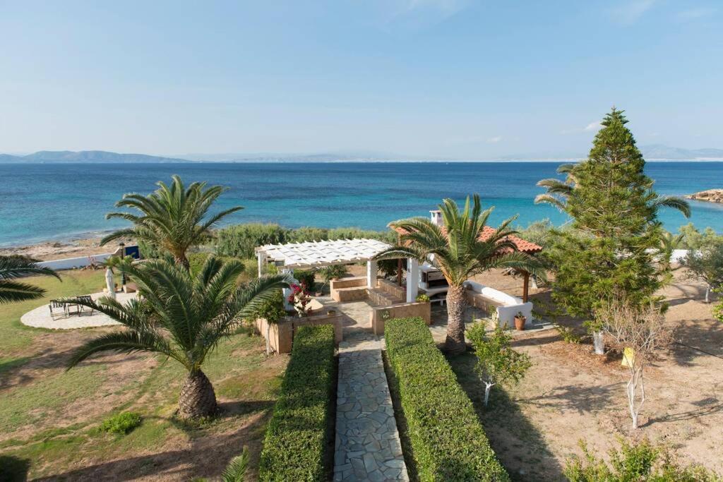 Palmaya Villa, Unique Seafront Experience Vagia  Eksteriør bilde