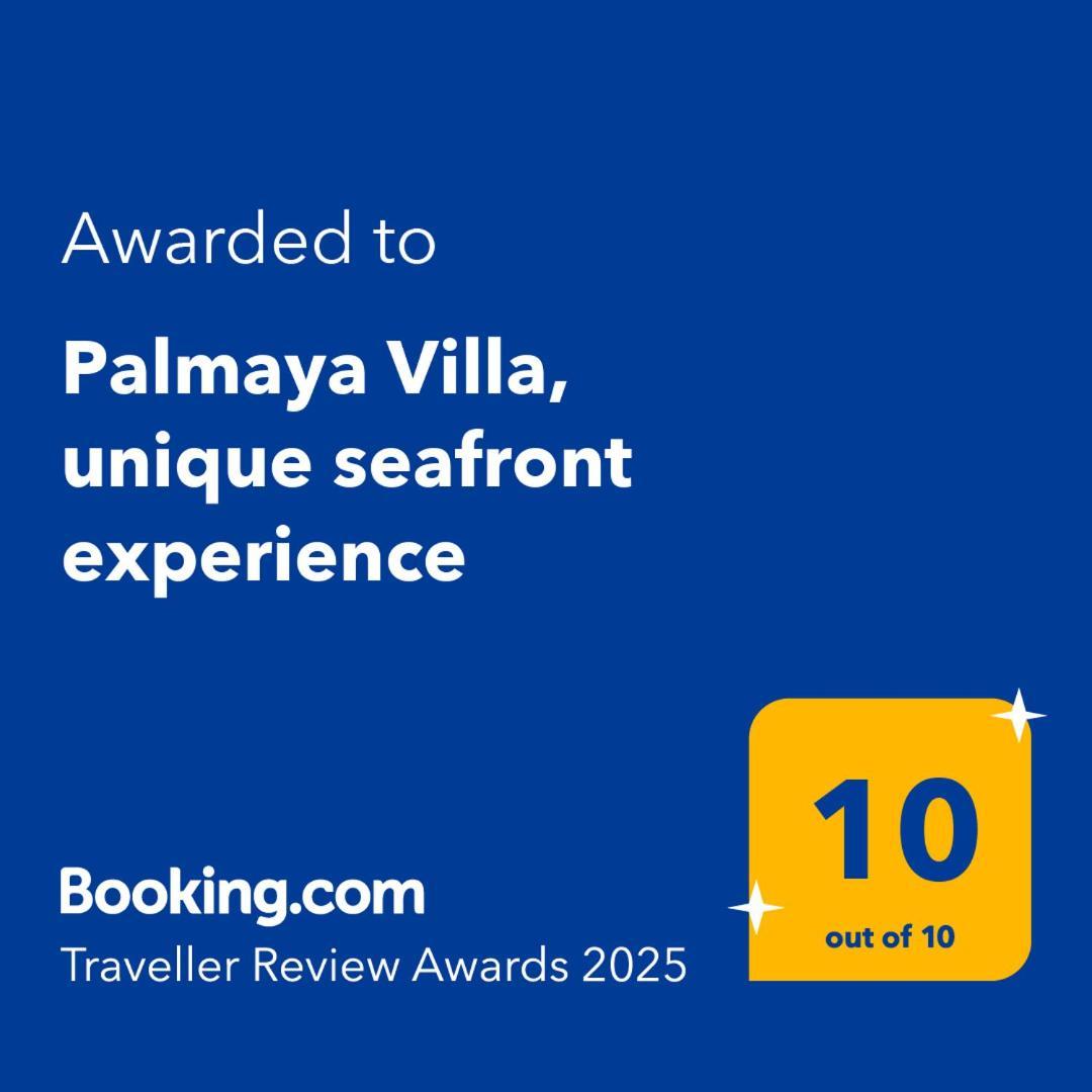 Palmaya Villa, Unique Seafront Experience Vagia  Eksteriør bilde